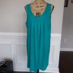 Roman's Green, sleeveless tank top 1X